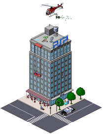 pixel building