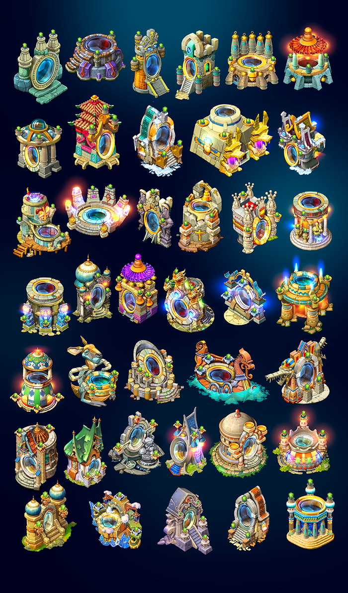 Строения/телепорты игровые