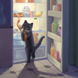 Ночной набег на холодильник