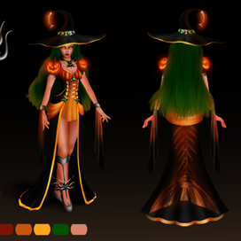 Концепт моего дизайна фан скина для Кадиты(MLBB)