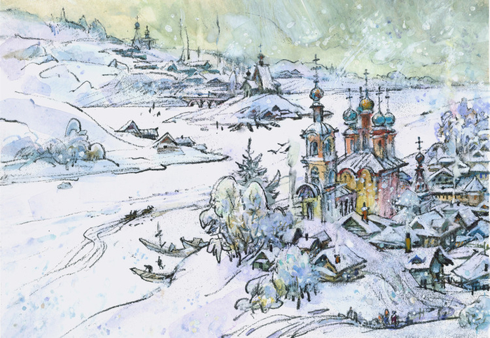 Илл. к кн. "Таинственный часовой", 2010