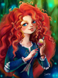 Храбрая сердцем (фанарт)