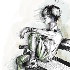 Sketcc of boy