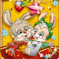 Новогодняя упаковка - Рюкзачёк