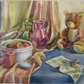 натюрморт с мишкой