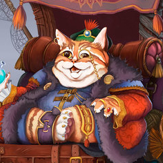 Кот торговец