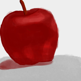 red apple