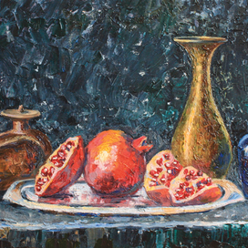 Натюрморт на темном фоне