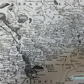 Гравюра карта Украины