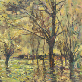 Клод Моне. Весна на Сене (этюд) . Копия.