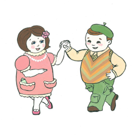 Незнайка и его друзья. Пончик танцует с Кубышкой