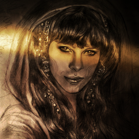 Портрет девушки. 