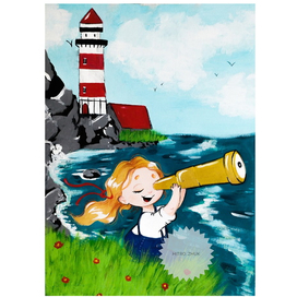 Девочка у моря