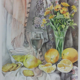 Натюрморт с ноготками