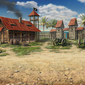 локация "Пиратский форт"