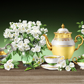 Чай с жасмином