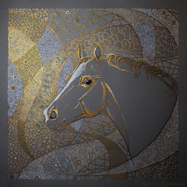  Портрет донского жеребца Бруча