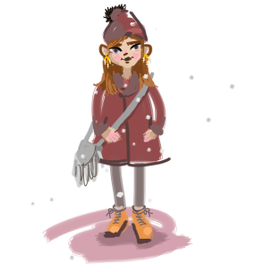 Февраль, скетч 