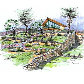 Скетч ландшафта