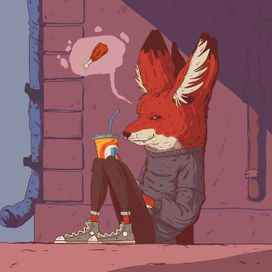 Лис думает о хорошем