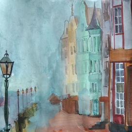 Туман на площади