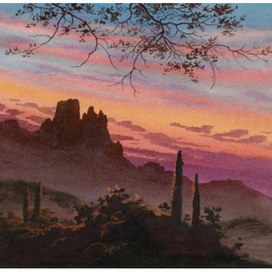 Ай-Петри в закатный час