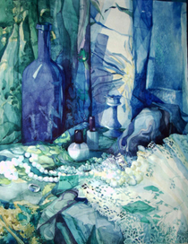 Натюрмотр со стекляшками