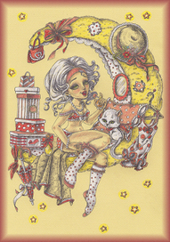 лунные дети_модница_красный