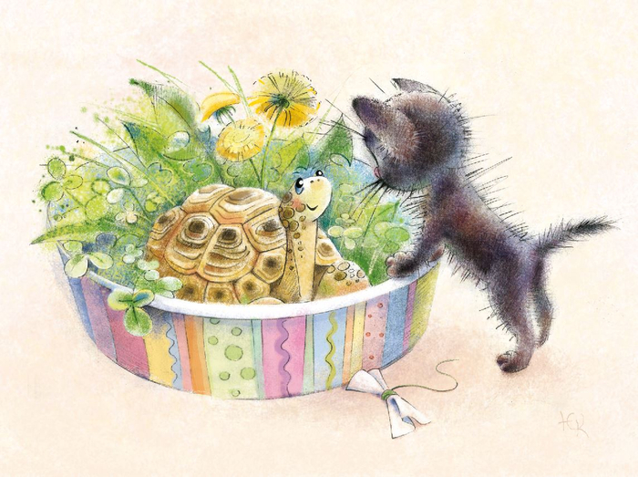 Кто там в одуванчиках?