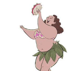 дама с бубном