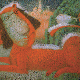 диптих "Иерусалим-Москва" Иерусалим в снегу