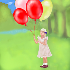Девочка с шаром