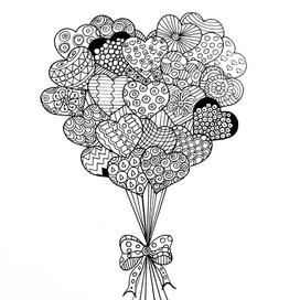 «Шар» раскраска