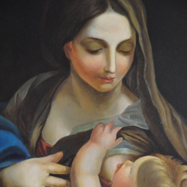 Копия "Мадонна с младенцем"