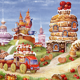 Бисквитные горки