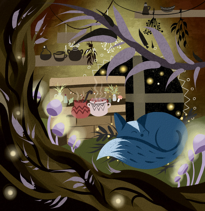 к сказке о синем лисенке1