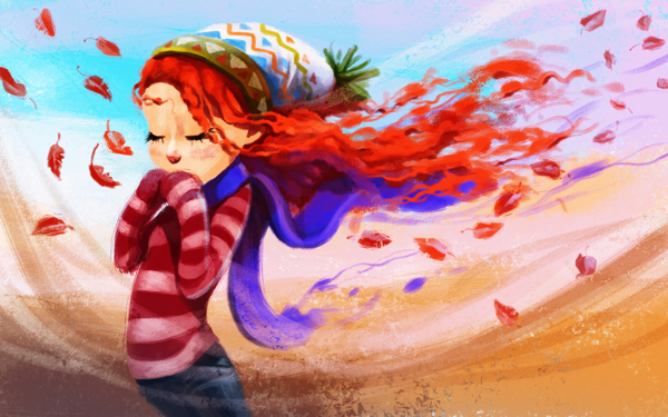 Она как осень. 