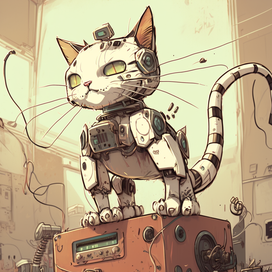 Робот кот