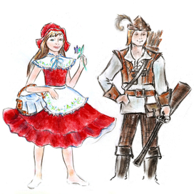 Охотник и Красная Шапочка