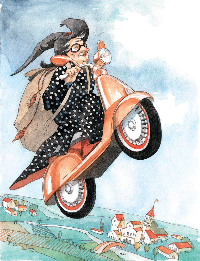 Бефана на мопеде. "Новогодняя книга" Джанни Родари