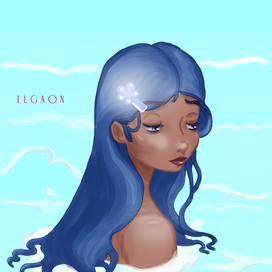 Русалка с заколкой