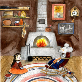 иллюстрация к сказке Дюймовочка