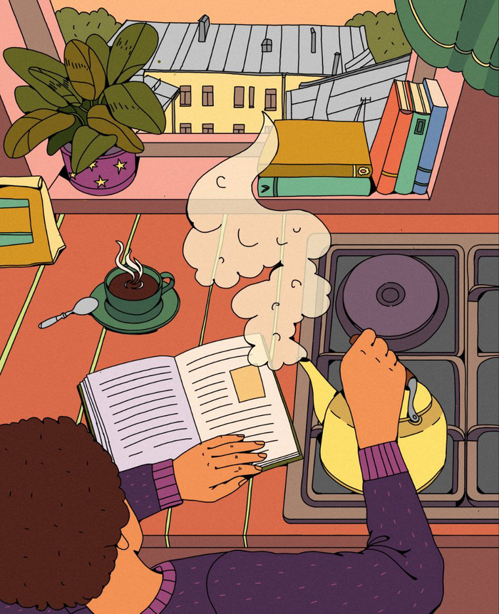 Журнальная иллюстрация_уют