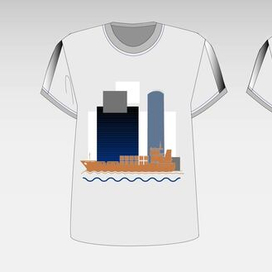 Фирменная футболка для компании C-Ship