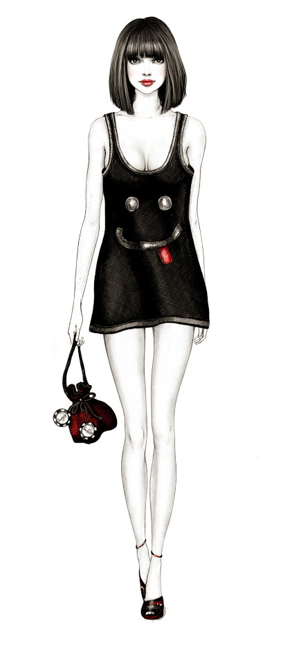 Fashion illustration. Кая