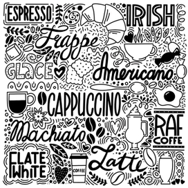 Леттеринг "Кофе"