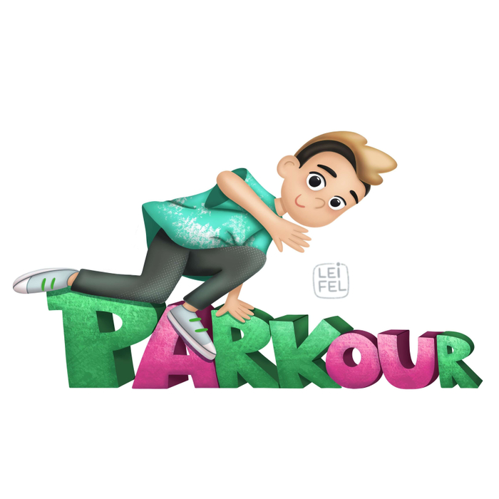 Логотип детский паркур
