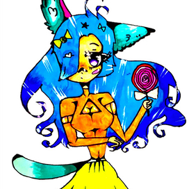 девочка-лисичка