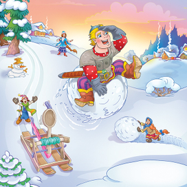 Иллюстрация для детского журнала