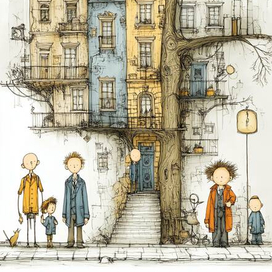 Жильцы одного дома